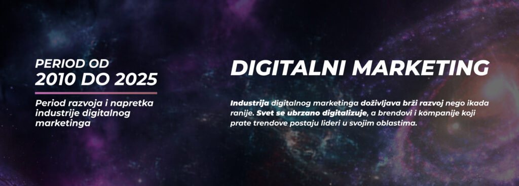Digitalni marketing period razvoja industrije - Agencija za Digitalni Marketing - EXE Digital Marketing